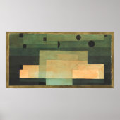 Poster Le firmament au-dessus du temple, Paul Klee Art (Devant)