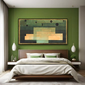 Poster Le firmament au-dessus du temple, Paul Klee Art