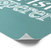 Poster Le Fish Whisperer (couleurs personnalisables) (Coin)