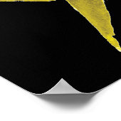 Poster Le Flash | Emblème de la poitrine jaune (Coin)