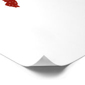 Poster Le Flash | Logo du nom du super héros (Coin)