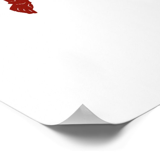 Poster Le Flash | Logo du nom du super héros (Coin)