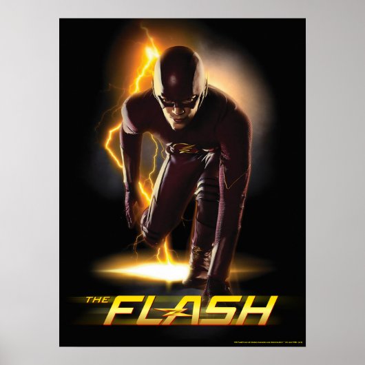 Poster Le Flash | Position de début de l'impression (Devant)