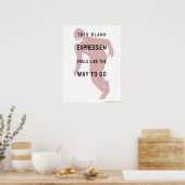 Poster Le Flash | Silhouette du devis "Expression vide" (Cuisine)