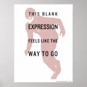 Poster Le Flash | Silhouette du devis "Expression vide" (Devant)