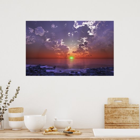 Poster Le Flash Vert (Cuisine)