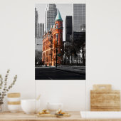 Poster Le Flatiron Building, Toronto. (Cuisine)