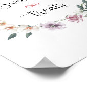 Poster Le fleur sauvage est sur le chemin du Baby shower (Coin)