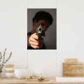 Poster le flingue de la mort qui tue. (Cuisine)