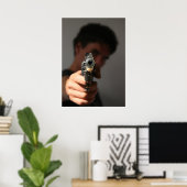 Poster le flingue de la mort qui tue. (Bureau à domicile)