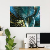 Poster Le flux d'or (Bureau à domicile)