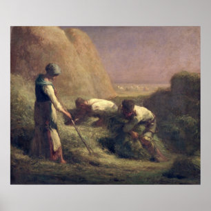Poster Le foin Trussers, 1850-51