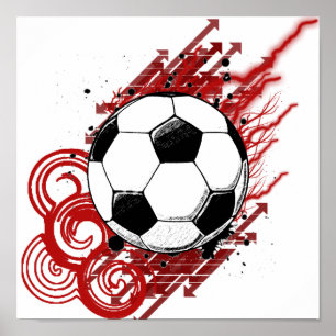Poster Le football