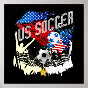 Poster Le football des Etats-Unis