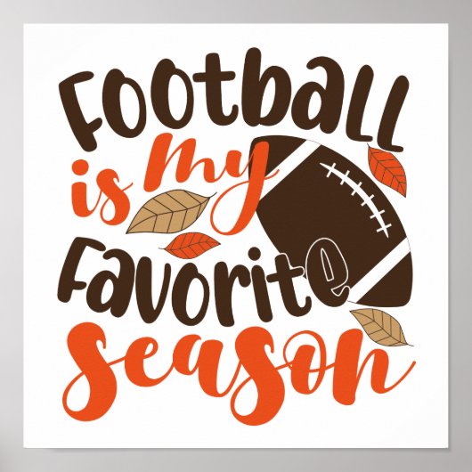 Poster Le football est ma saison préférée (Devant)