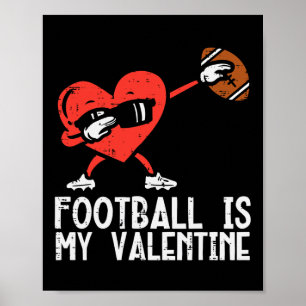 Poster Le Football Est Mon Coeur Valentin Dab Garçons Enf