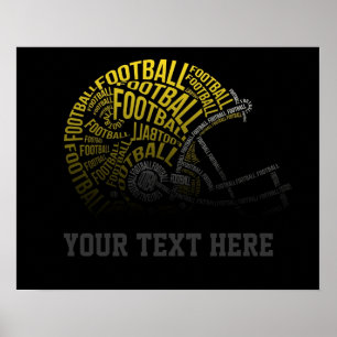 Poster Le football fait sur commande