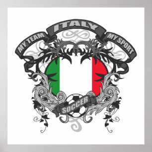 Poster Le football Italie