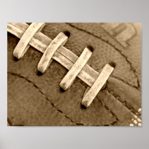 Poster Le football lace l'affiche