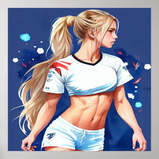 Poster Le football unit le monde (Devant)