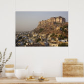 Poster Le fort de Mehrangarh à Jodhpur. Rajasthan, INDE. (Cuisine)