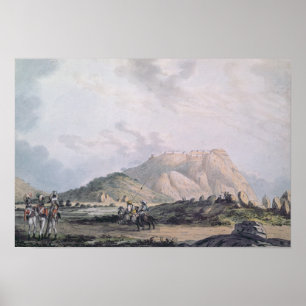 Poster Le fort de Nandidong pendant le troisième Mysore