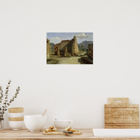 Poster Le Forum de Pompéi (Cuisine)