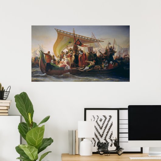 Poster Le franchissement du Bosphore (Bureau à domicile)