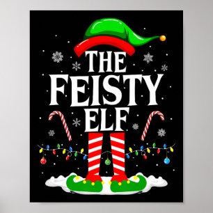 Poster Le Frisme Elf Xmas Funny Matching Family Group Ch