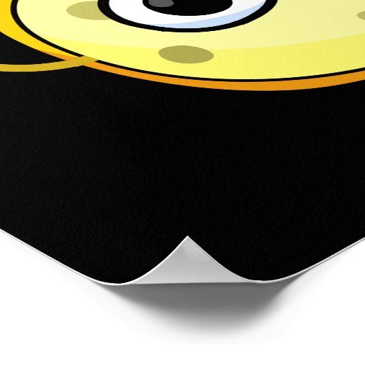 Poster Le fromage est Grate Funky Food Pun Dark BG (Coin)