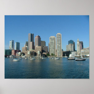 Poster Le front de mer de Boston
