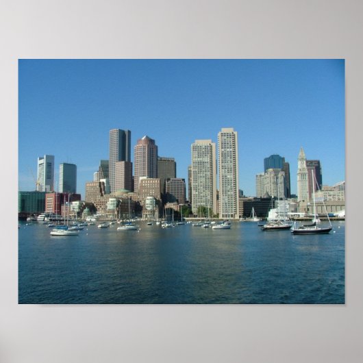 Poster Le front de mer de Boston (Devant)