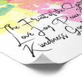 Poster Le Fruit de l'Esprit - Galates 5 (Coin)