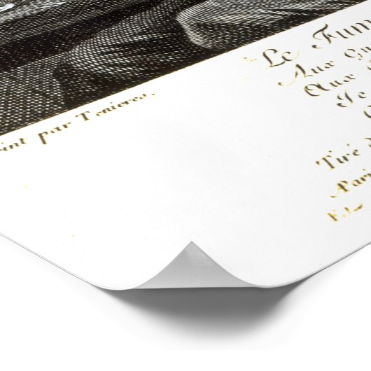 Poster Le fumeur flamand (Coin)