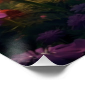 Poster Le Futurisme Jardin de Dachshund (Coin)