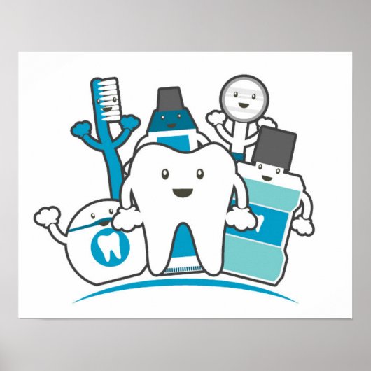 Poster Le gang des dents propres (Devant)