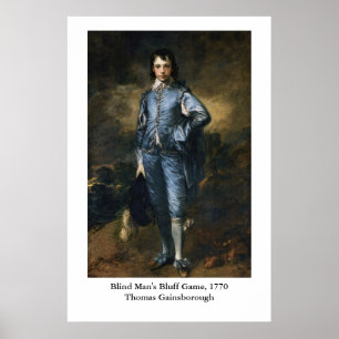 Poster Le garçon bleu de Thomas Gainsborough