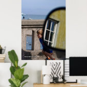 Poster Le garçon court sur le pont (Bureau à domicile)