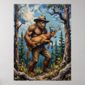Poster Le gardien de la forêt : Bigfoot et le cerf (Devant)