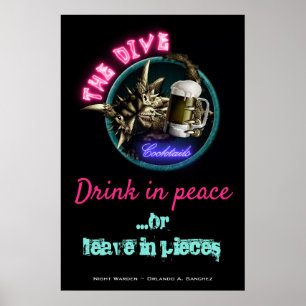 Poster Le gardien de nuit - L'affiche de la plongée (Desi