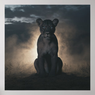 Poster Le gardien des ombres : La lionne majestueuse