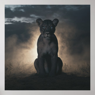 Poster Le gardien des ombres : La lionne majestueuse