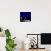 Poster Le gardien du phare est rentré chez lui (Bureau à domicile)