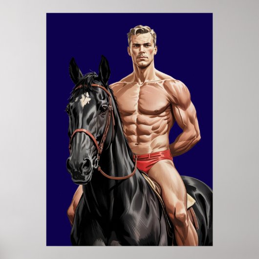 Poster Le gâteau au cheval (Devant)