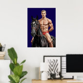 Poster Le gâteau au cheval (Bureau à domicile)