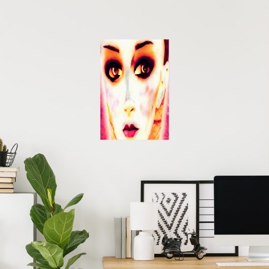 Poster Le Gawker sur toile (Bureau à domicile)