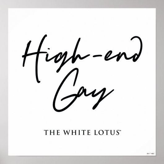 Poster Le Gay Haut De Gamme - Le Lotus Blanc (Devant)
