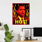 Poster Le géant du diable rouge anti-Obama (Bureau à domicile)