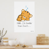 Poster Le géant 'Shhh...I Is Catchin' Certains Zzzz...' A (Cuisine)