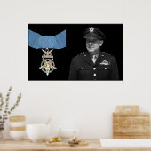 Poster Le général Doolittle et la médaille d'honneur (Cuisine)